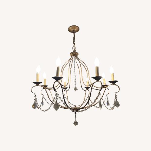 Used Natural Glass Ceiling Lamp for sale on AptDeco