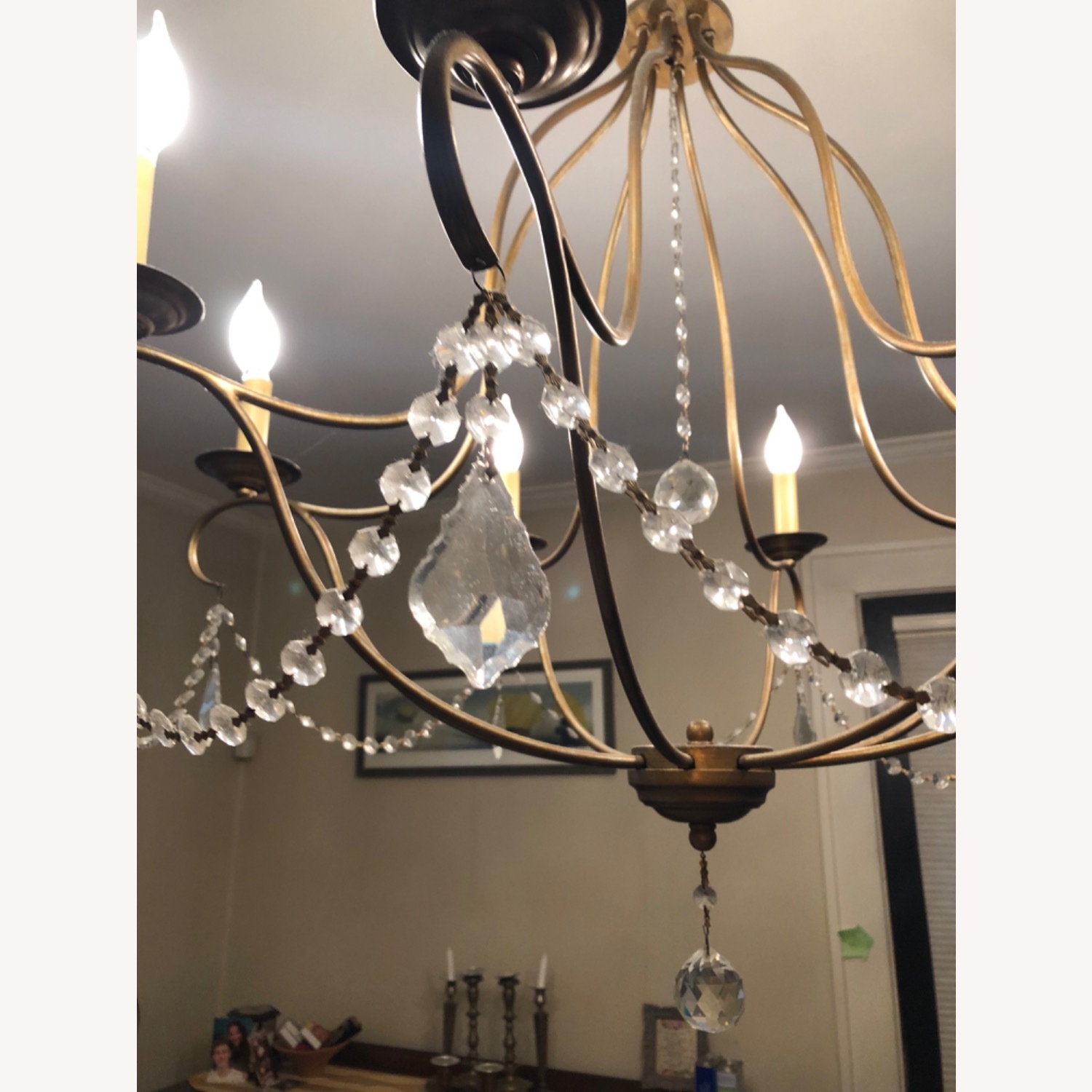 Natural Glass Ceiling Lamp - image-3