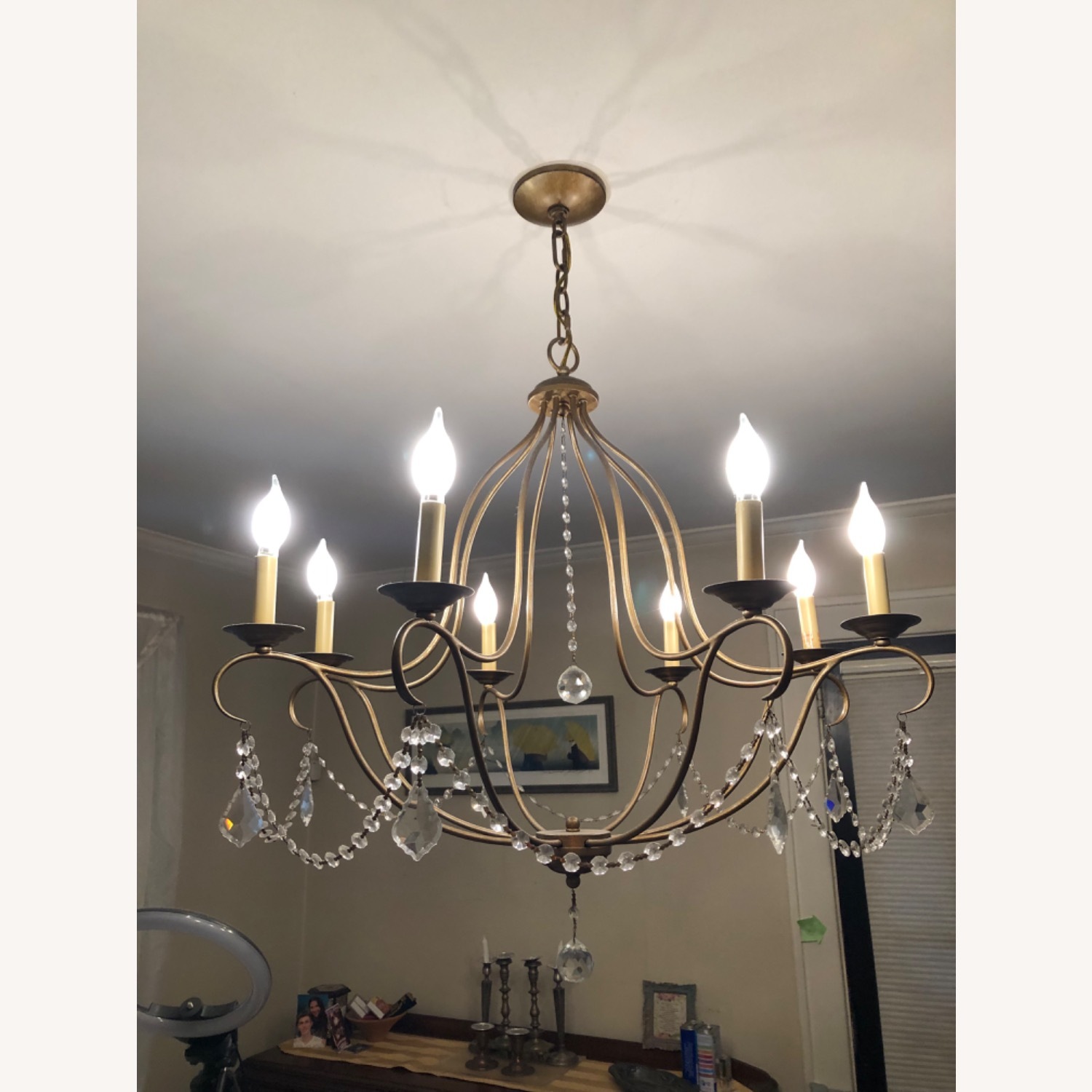 Natural Glass Ceiling Lamp - image-2