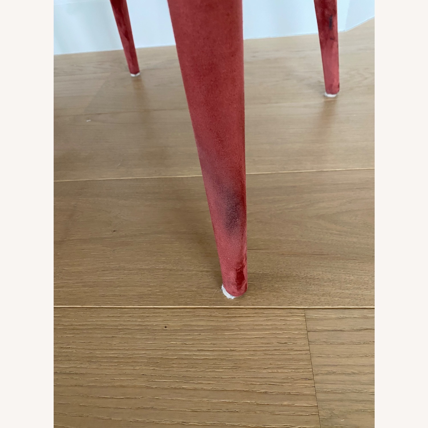 Bontempi Clara Red Faux Leather Dining Chairs - image-5