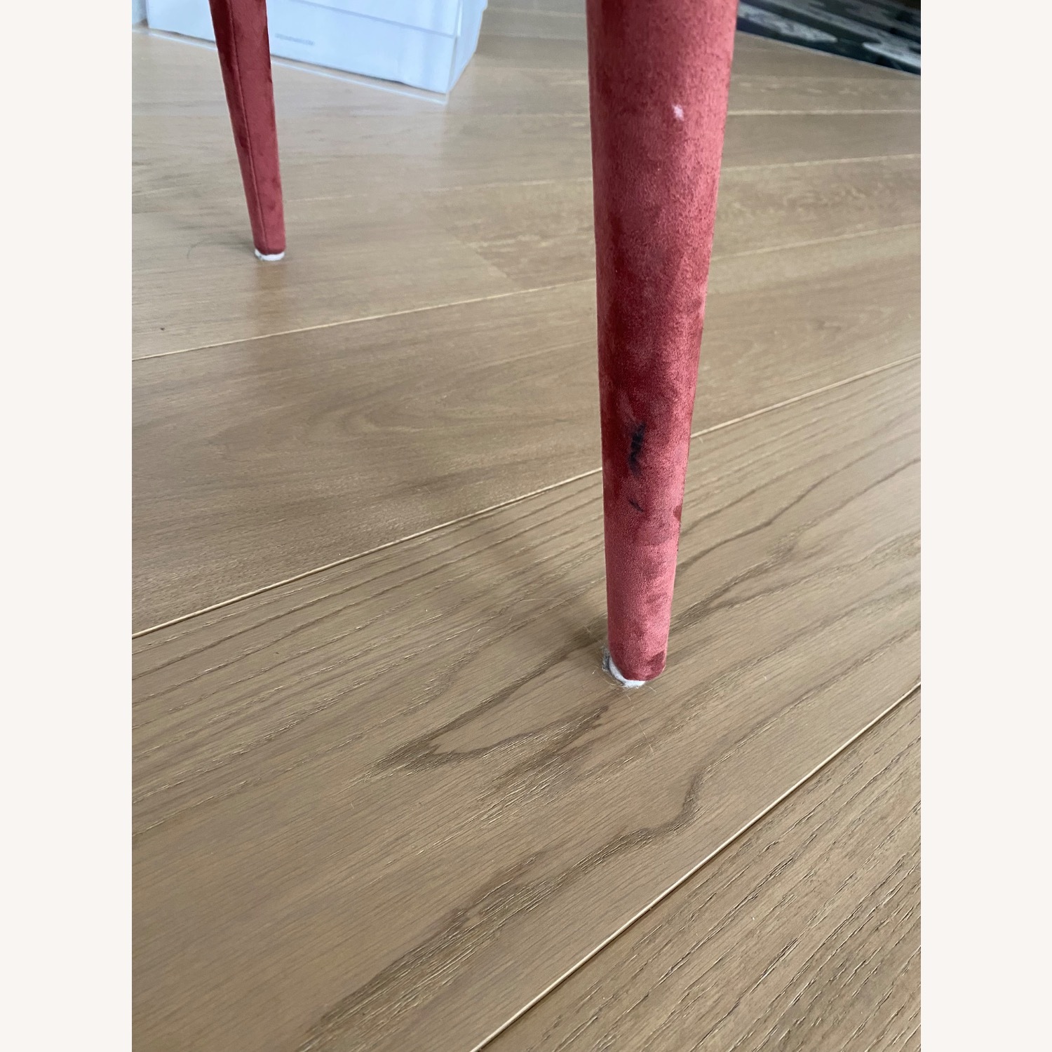 Bontempi Clara Red Faux Leather Dining Chairs - image-4