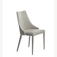 Bontempi Clara Red Faux Leather Dining Chairs