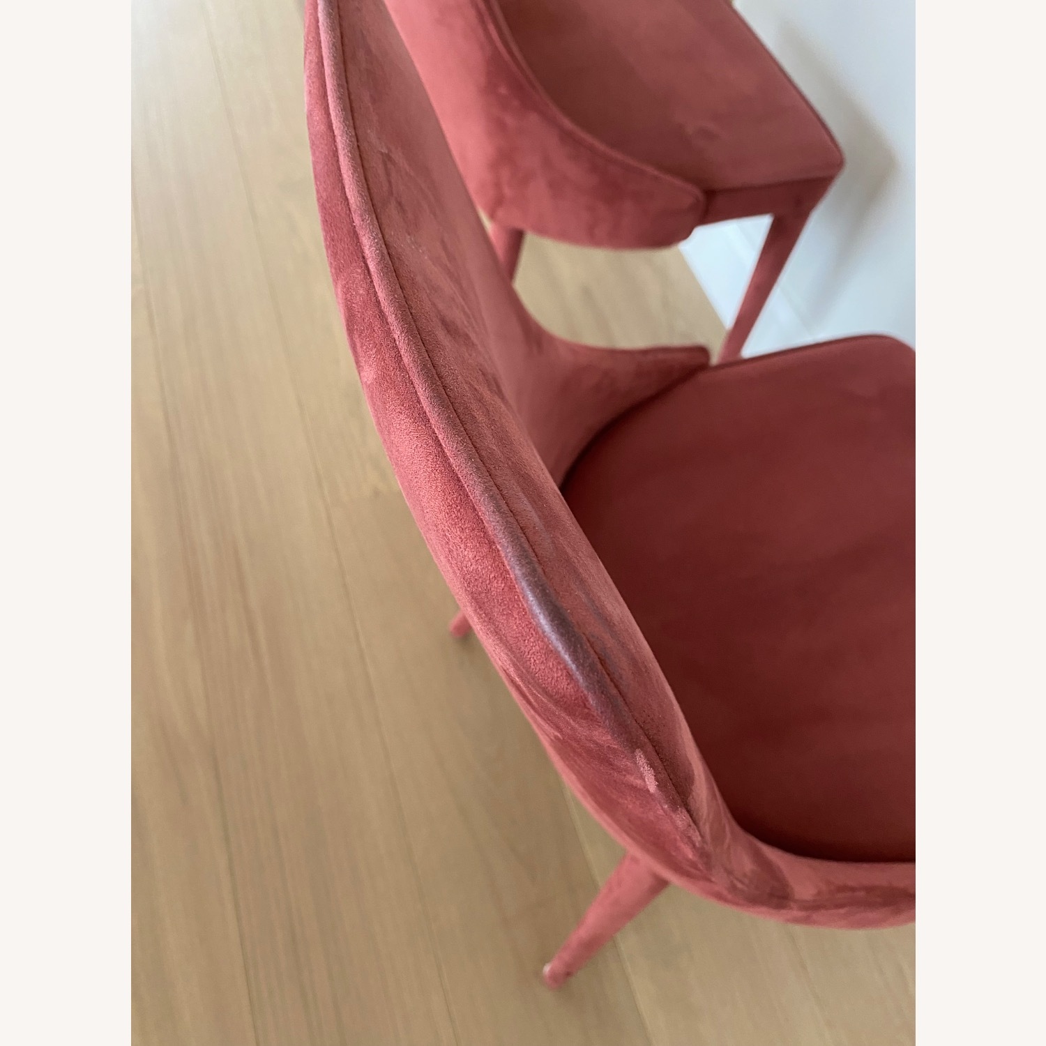 Bontempi Clara Red Faux Leather Dining Chairs - image-6