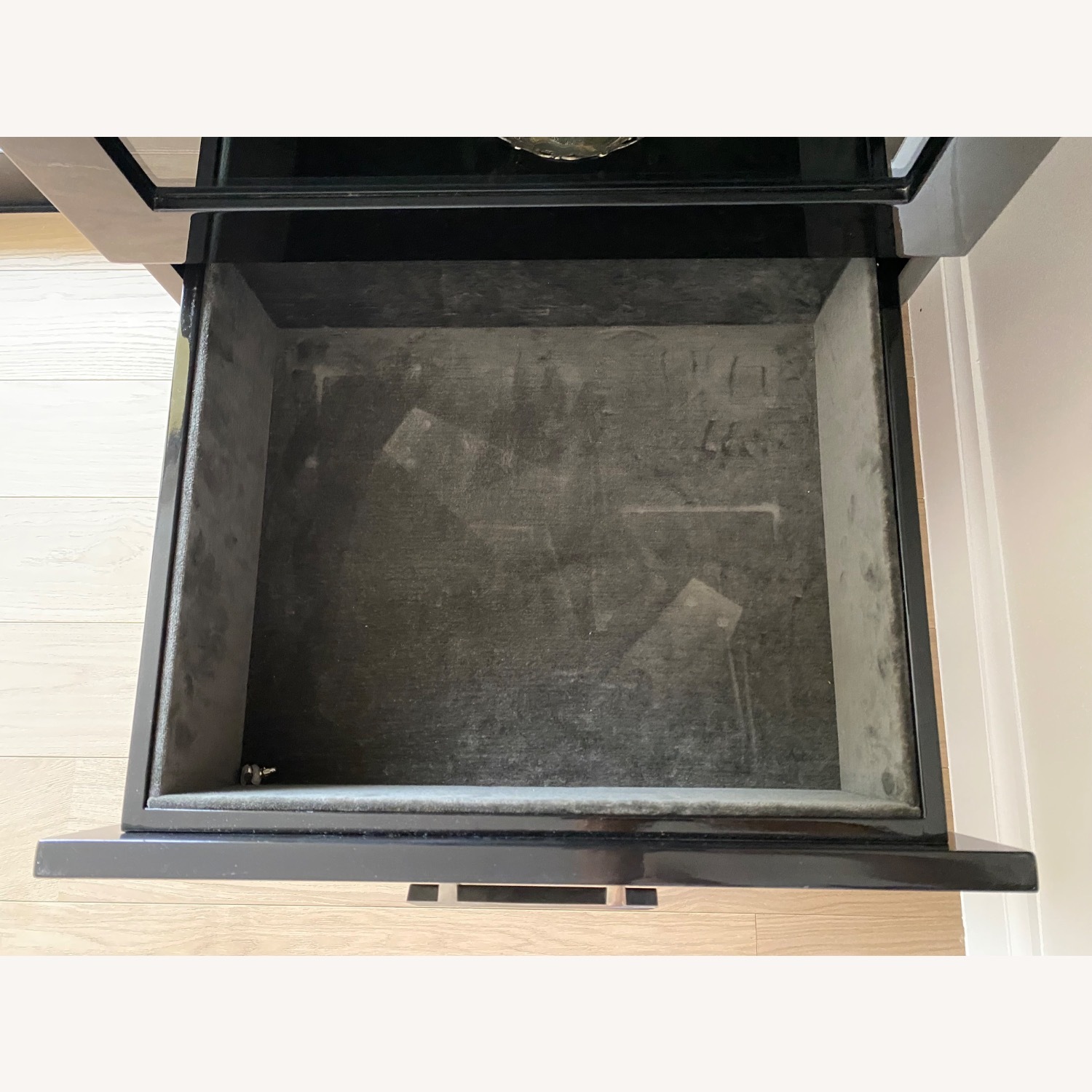 Custom Made Black Lacquer Wood Sideboard - image-4