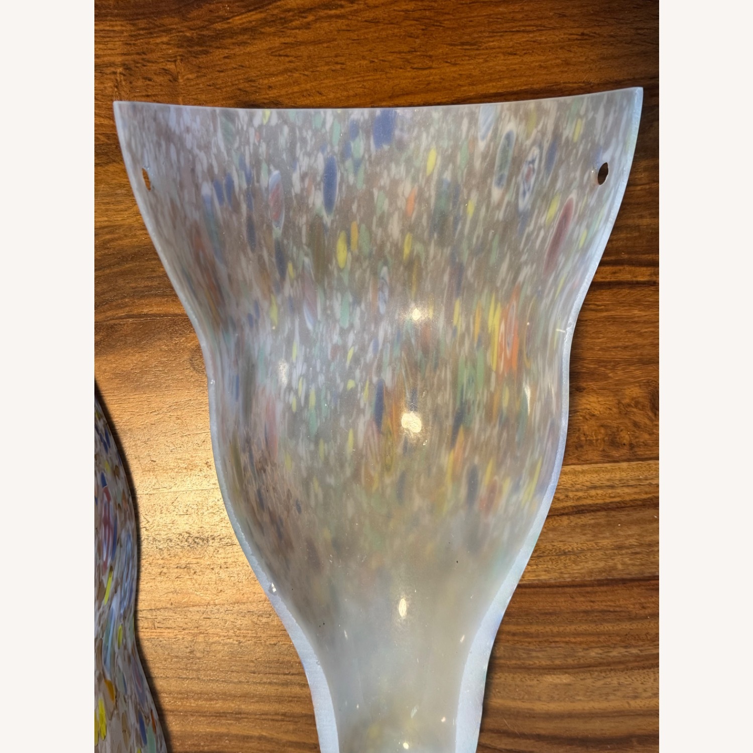 Italian Glass Sconce Pair - image-9