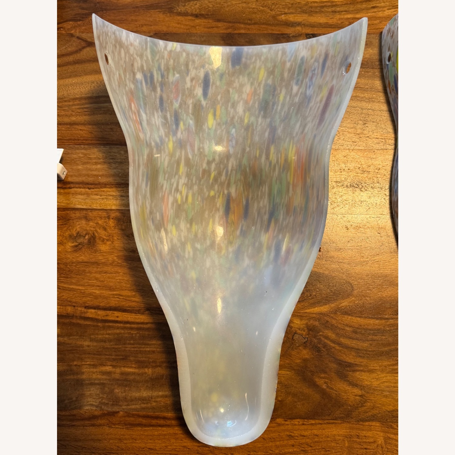 Italian Glass Sconce Pair - image-7