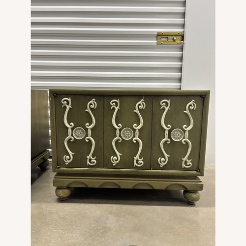 Used Vintage Hollywood Regency Ornate Cabinet for sale on AptDeco