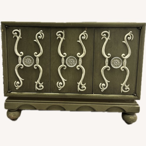 Used Vintage Hollywood Regency Ornate Cabinet for sale on AptDeco