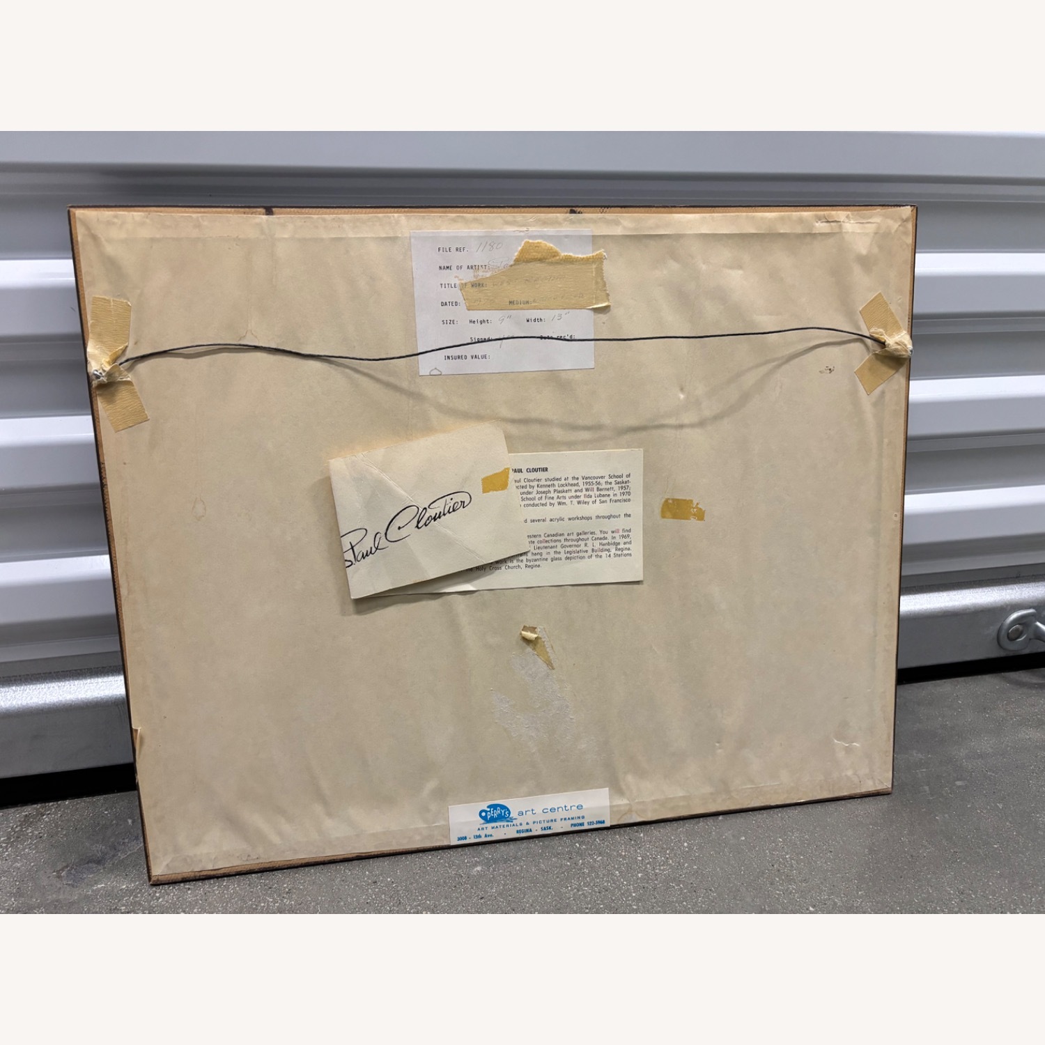 Framed Original Paul Cloutier Landscape  - image-4