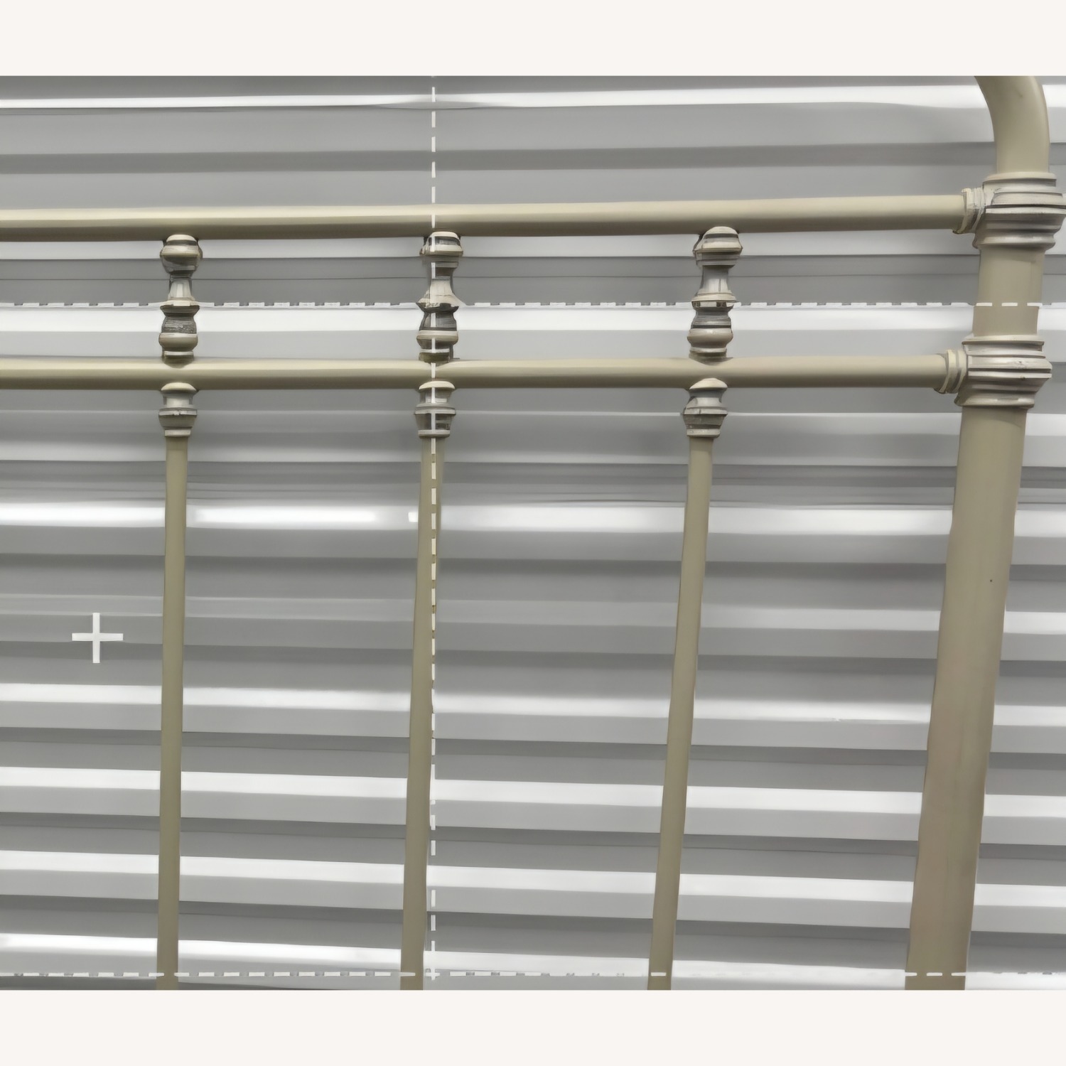 Vintage Metal Spindle Headboard - image-1