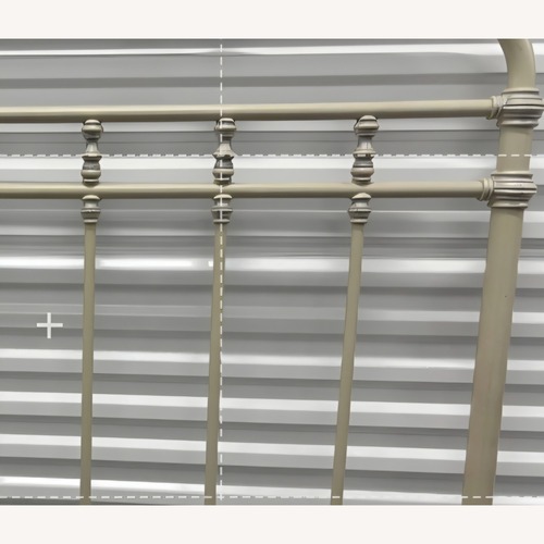 Used Vintage Metal Spindle Headboard for sale on AptDeco