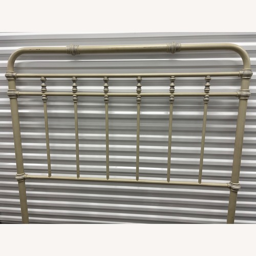 Used Vintage Metal Spindle Headboard for sale on AptDeco
