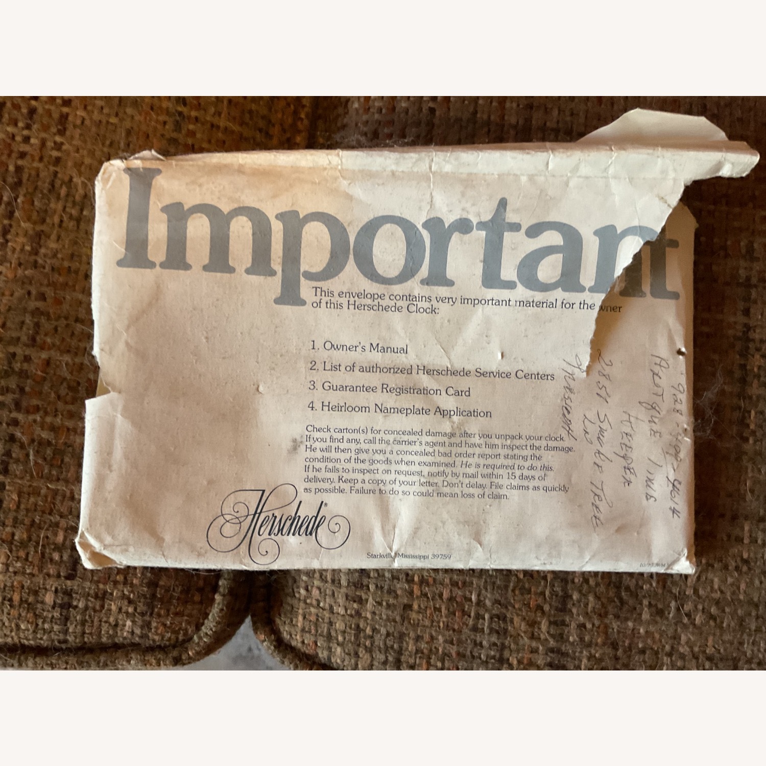 Antique Herschede Hall Grandfather Clock - image-4