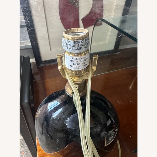 Used Vintage/Antique Finds Green Glass Table Lamps for sale on AptDeco