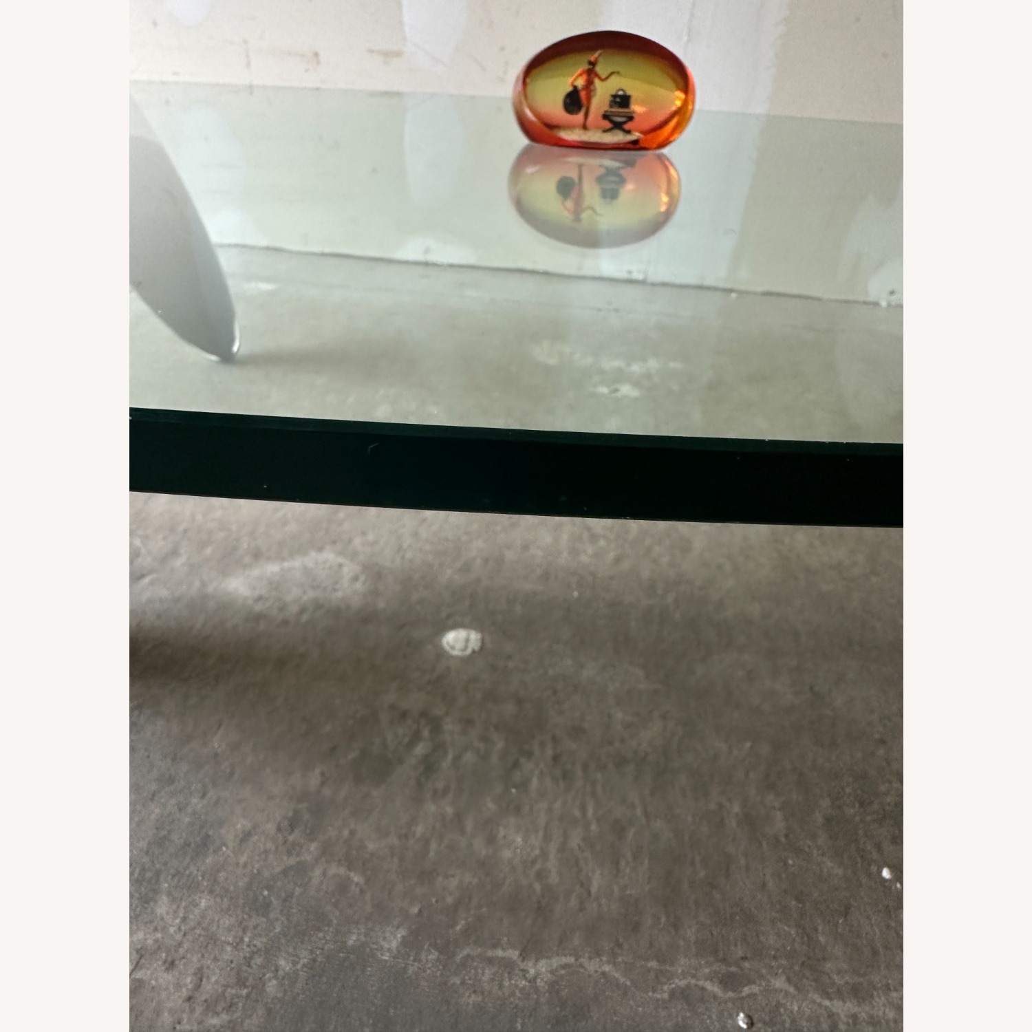 Vintage/Antique Finds Natural Glass Coffee Table - image-3