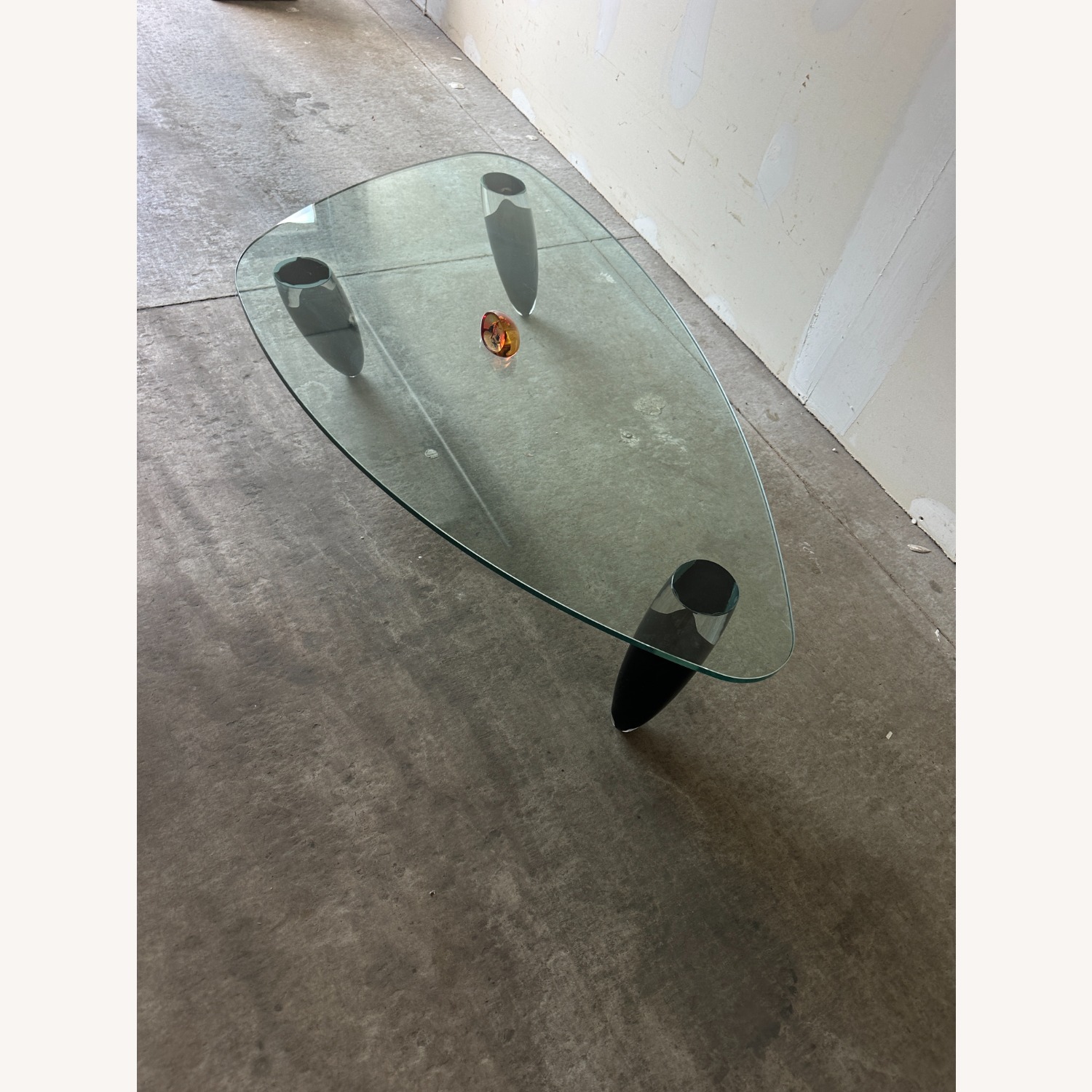 Vintage/Antique Finds Natural Glass Coffee Table - image-6