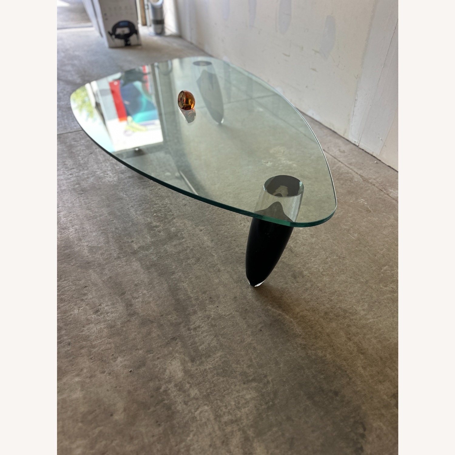 Vintage/Antique Finds Natural Glass Coffee Table - image-8