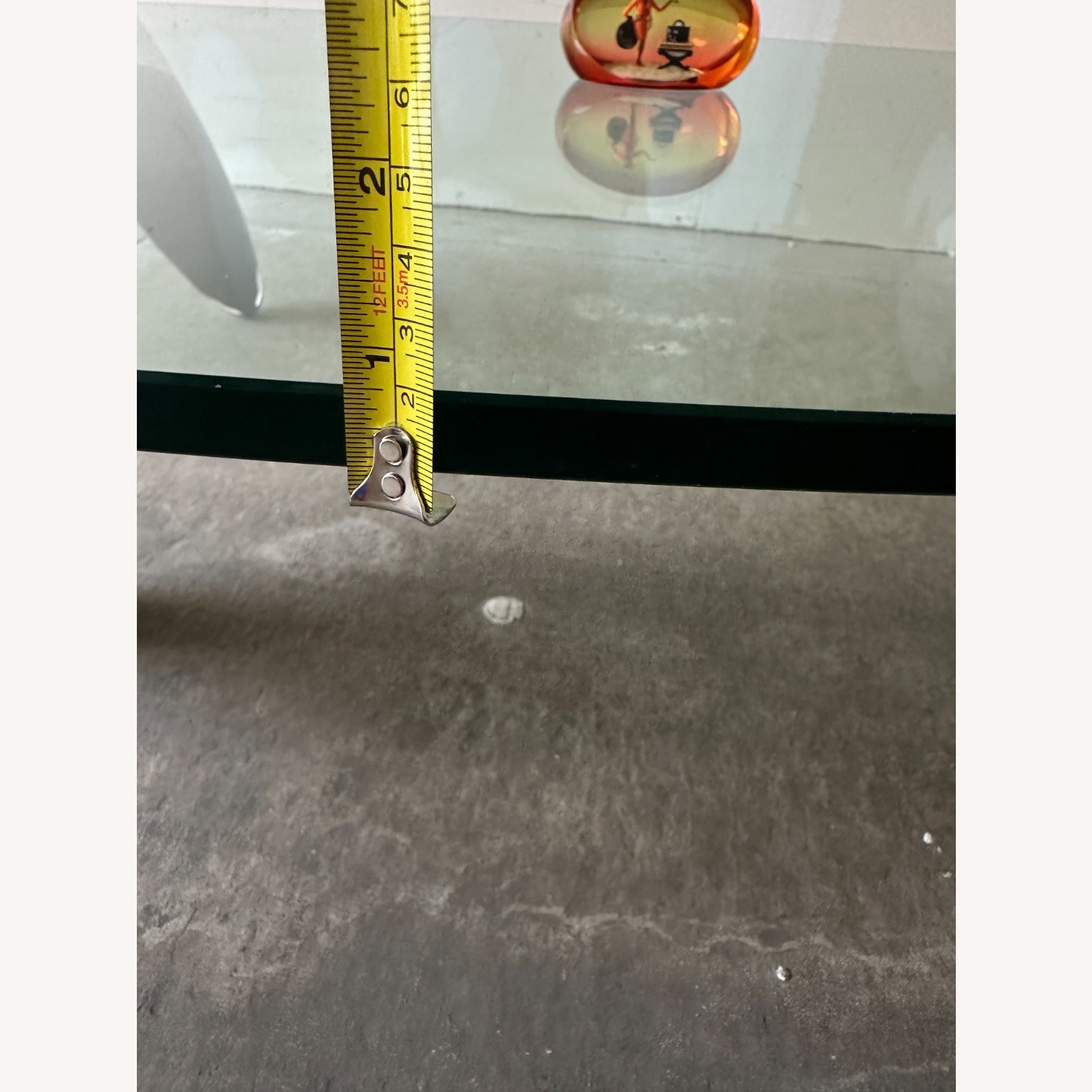 Vintage/Antique Finds Natural Glass Coffee Table - image-2