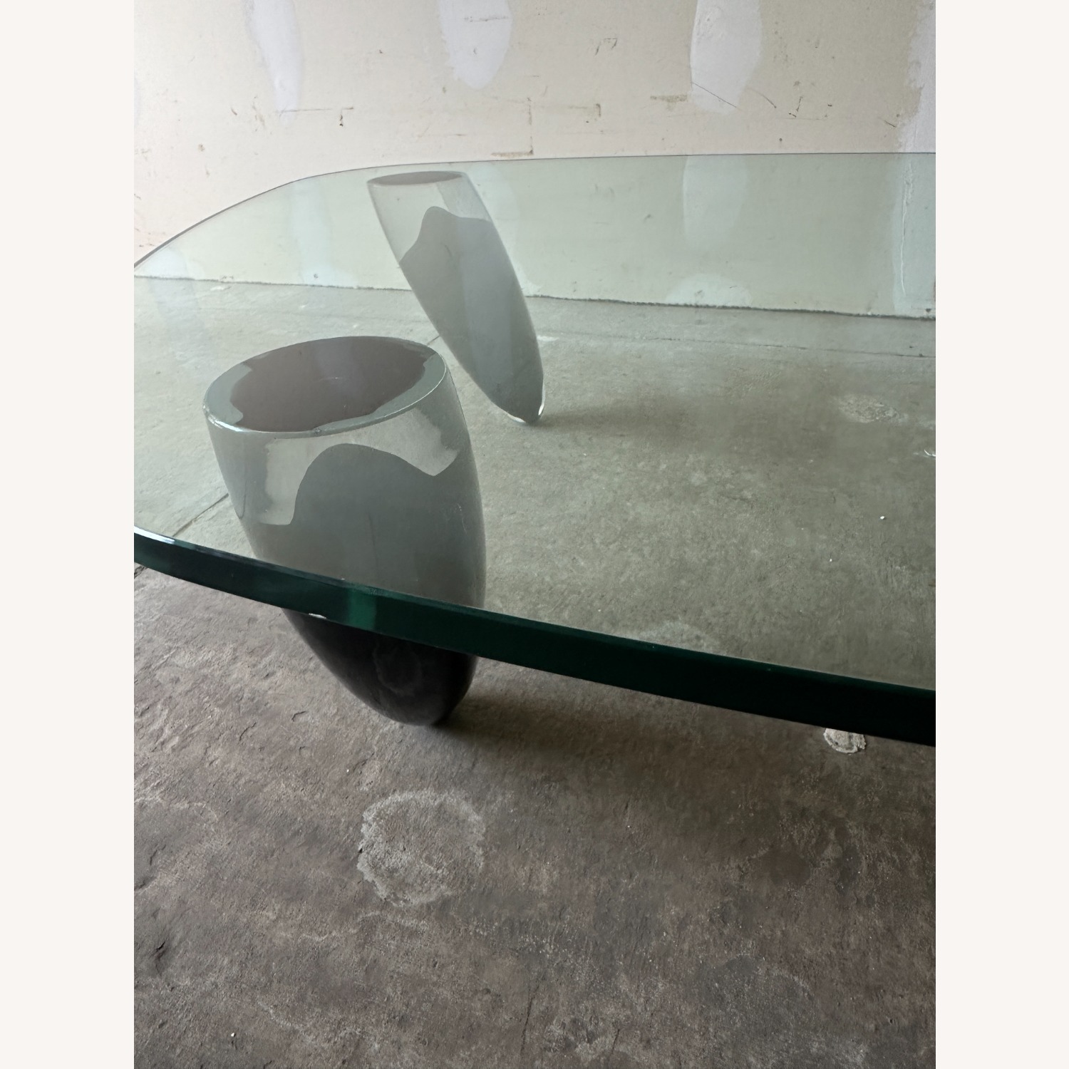Vintage/Antique Finds Natural Glass Coffee Table - image-4