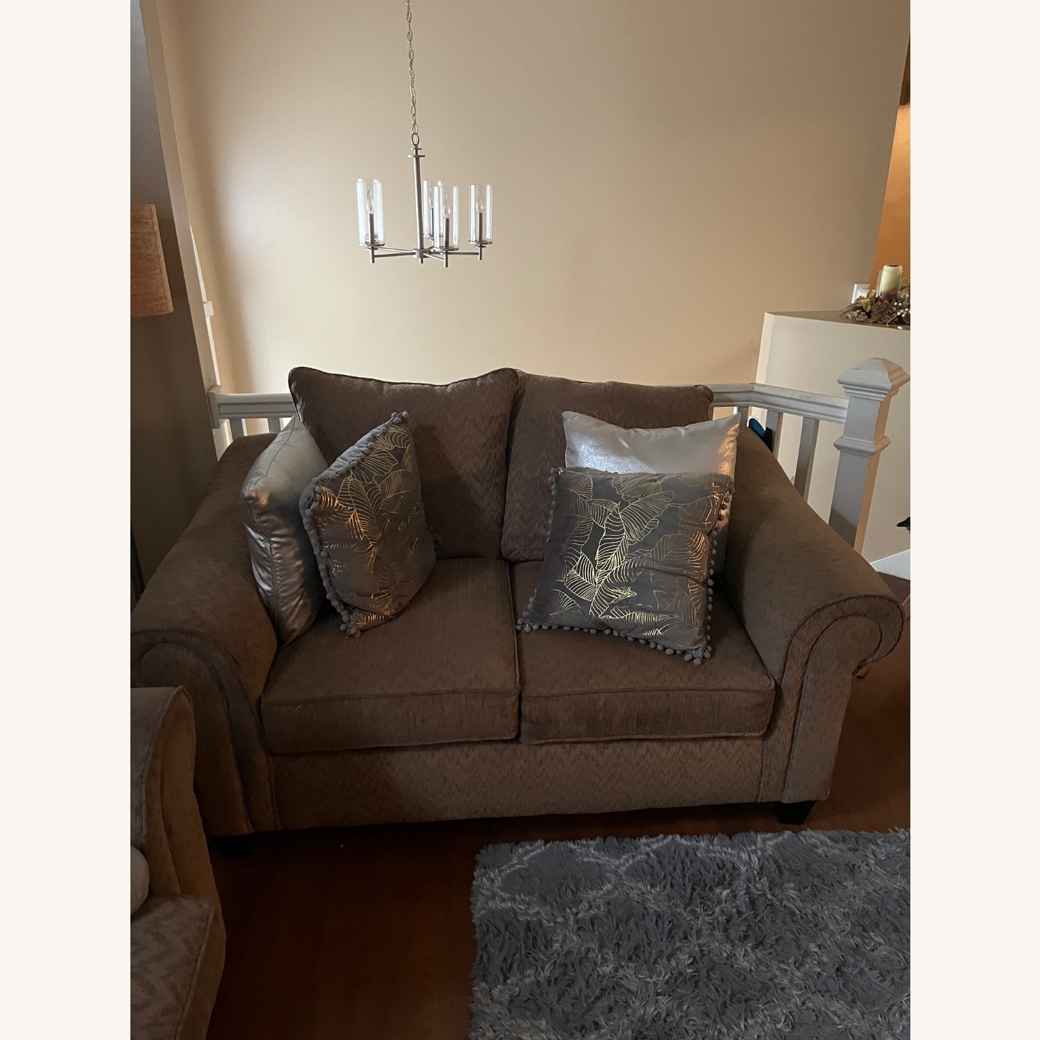 Rooms To Go Covington Light Brown 3+ Seater Sofa - image-3