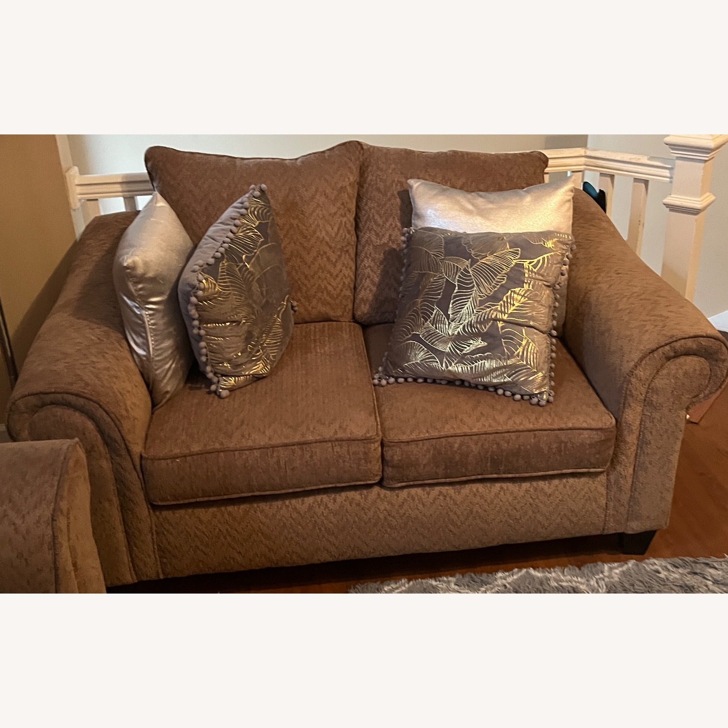 Rooms To Go Covington Light Brown 3+ Seater Sofa - image-2
