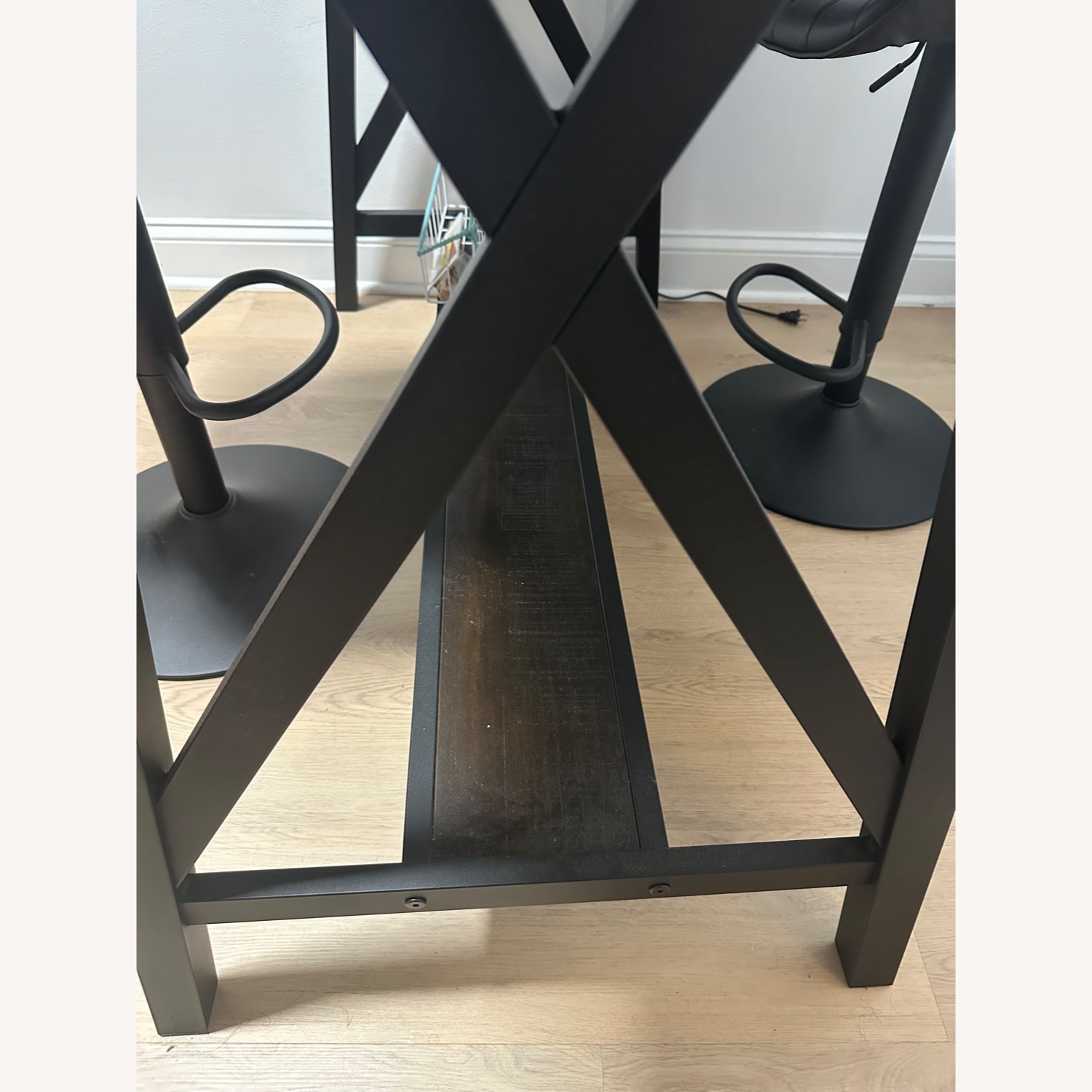 Wayfair Jerrilyne Dark Brown Wood Dining Table - image-3