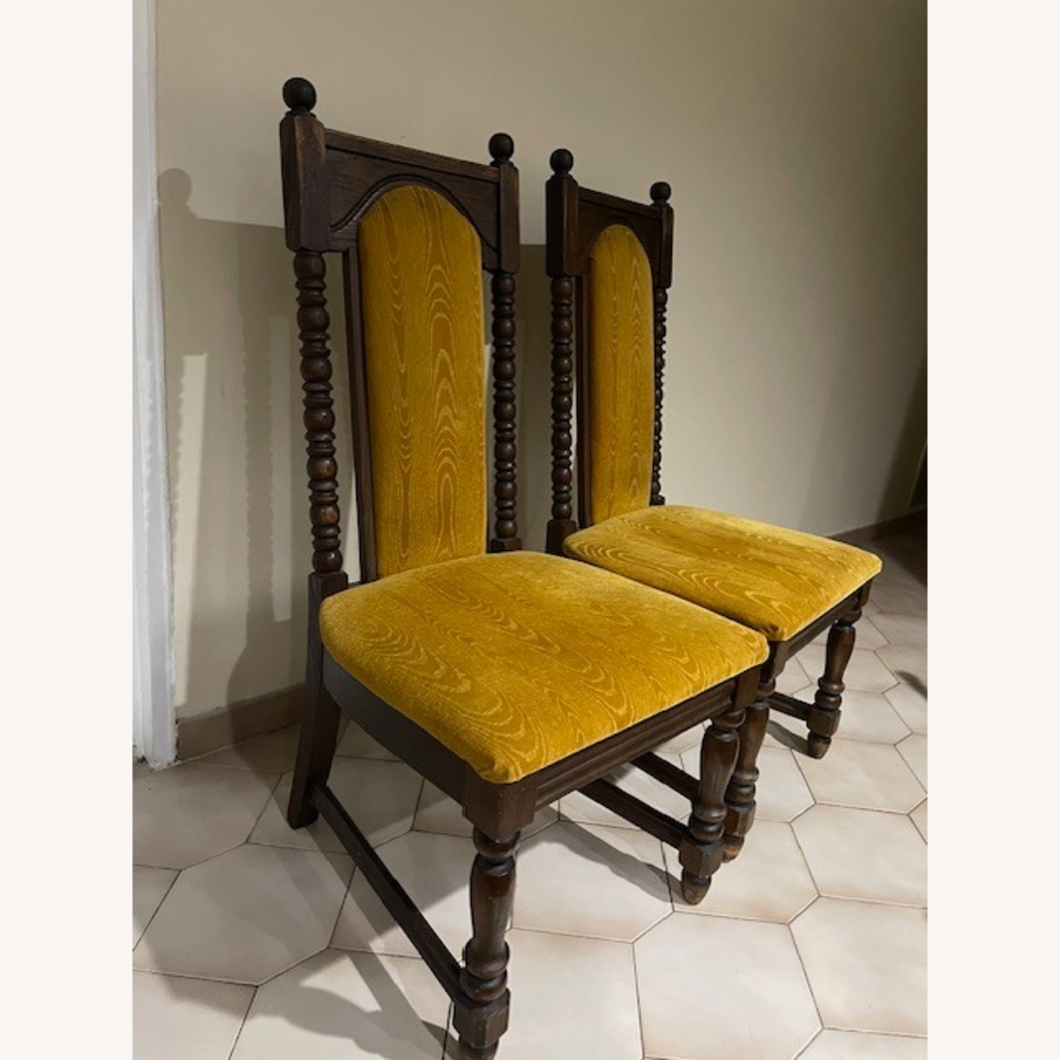 Vintage/Antique Wood Dining Chairs - image-2
