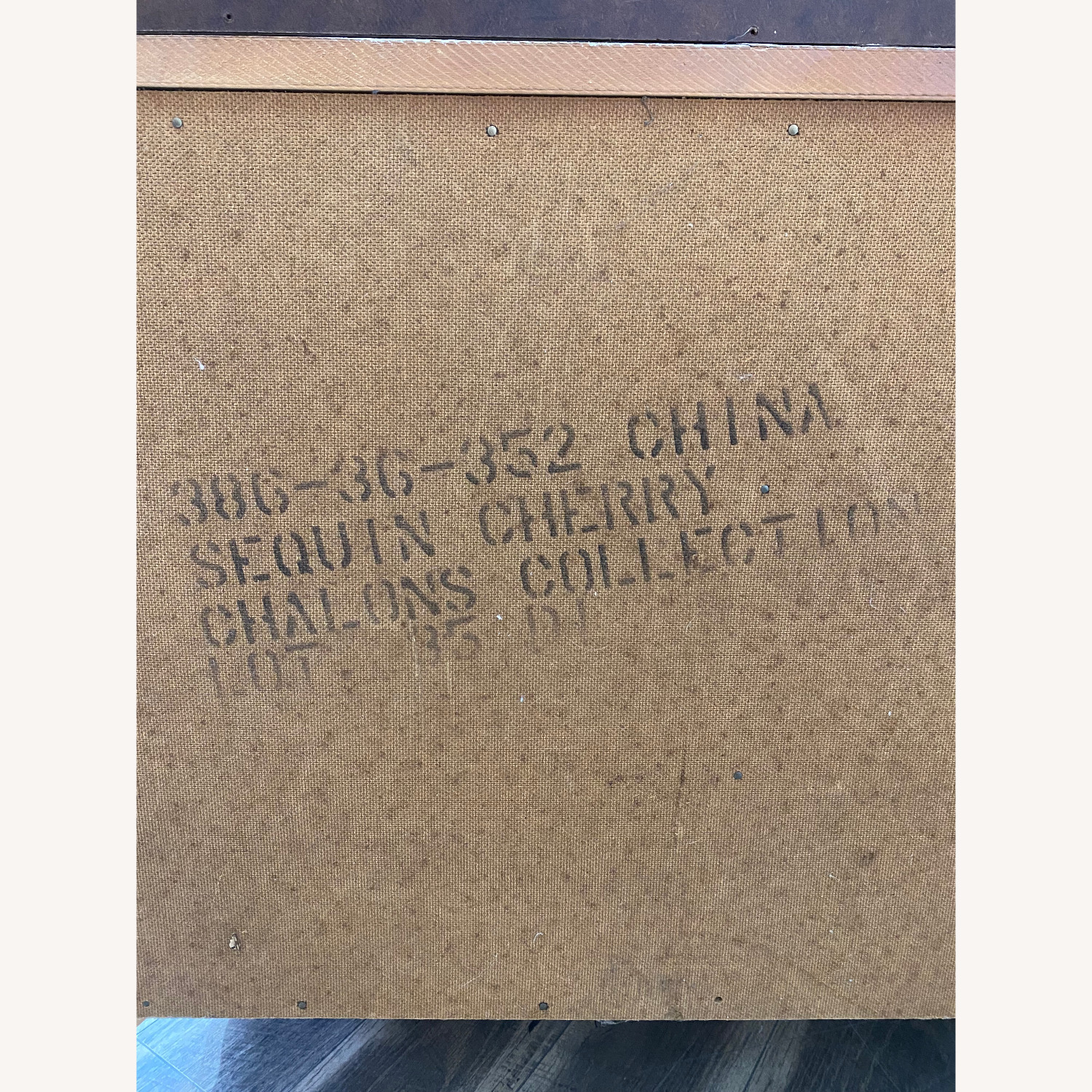 Turquoise French Provincial Bassett Open Hutch - image-12