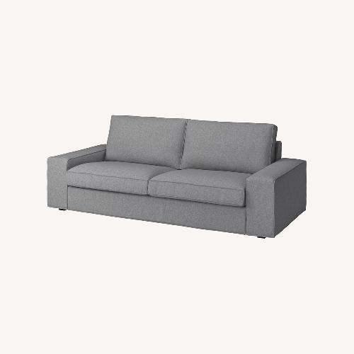 【送料込み】IKEA KIVIKソファ KIVIK シーヴィク 2人掛けソファ, ティッブレビ ベージュ/グレー