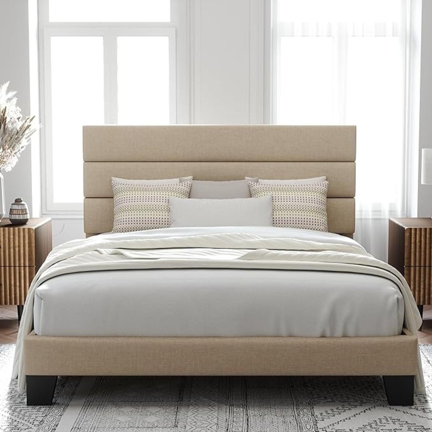 Allewie Queen Size Platform Bed - image-5