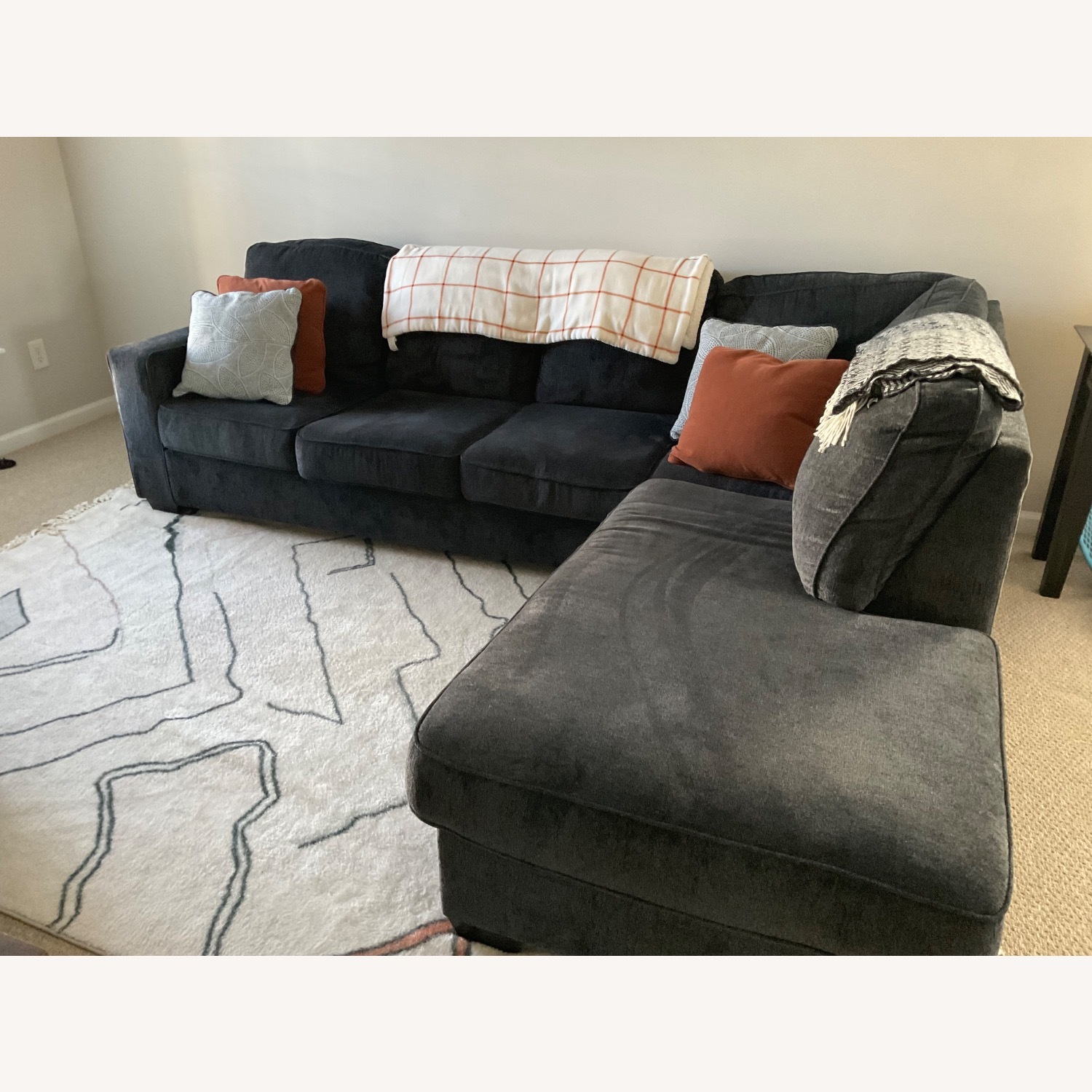 Ashley Furniture Aviemore Blue Fabric 2 Piece Sectional - image-6