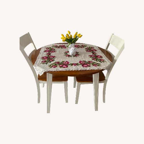 Used Round Dining Table With 4 Chairs for sale on AptDeco