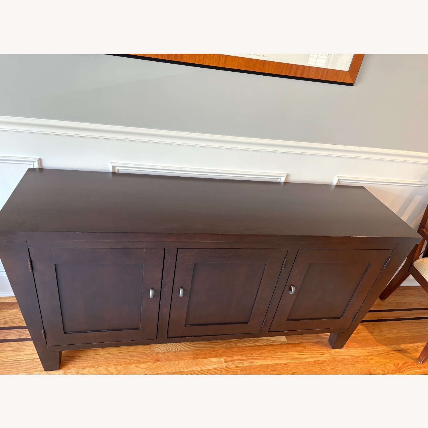 Ethan Allen Horizons Dark Brown Wood Sideboard - image-4
