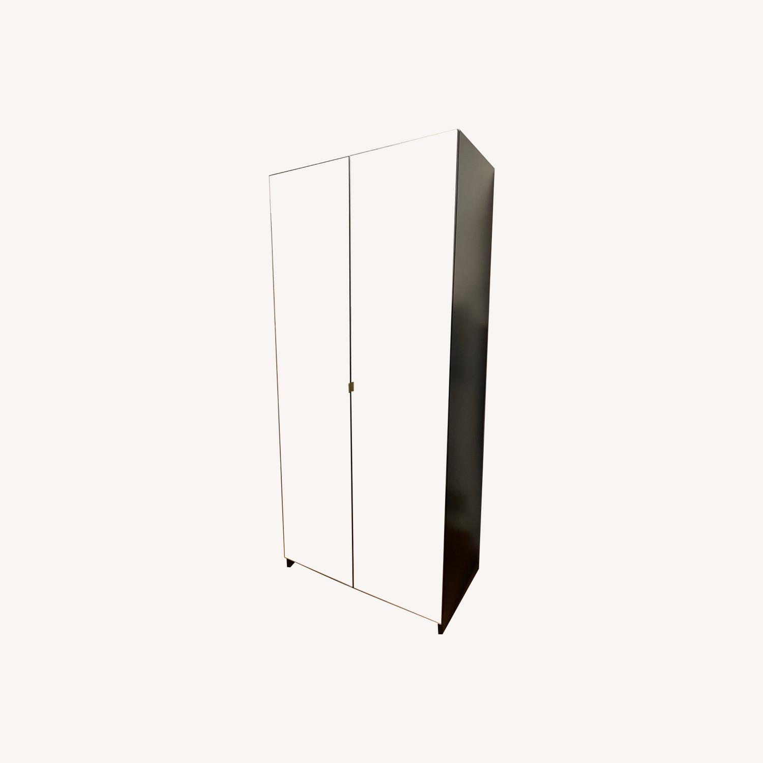 Black Glass Armoire - image-0