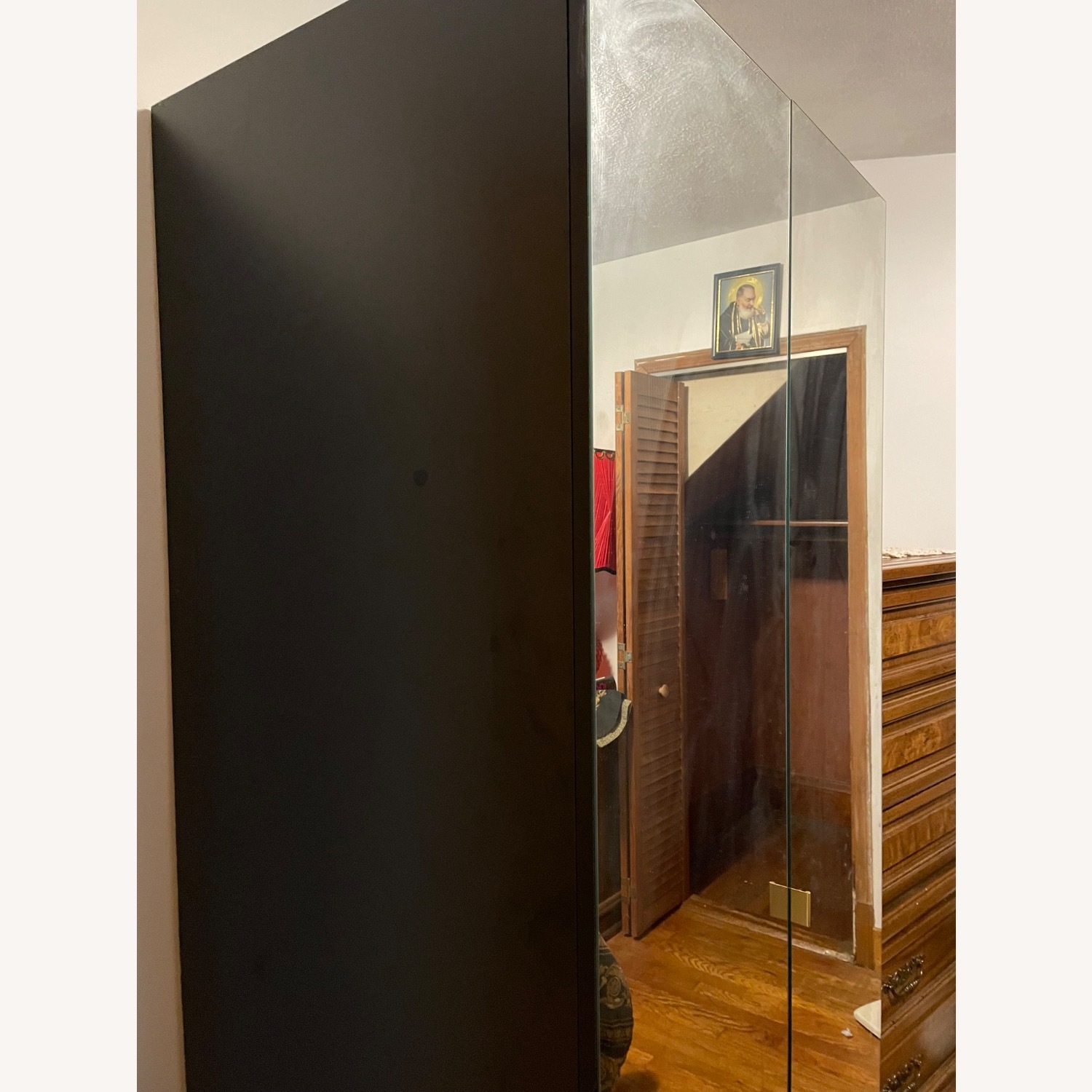 Black Glass Armoire - image-2