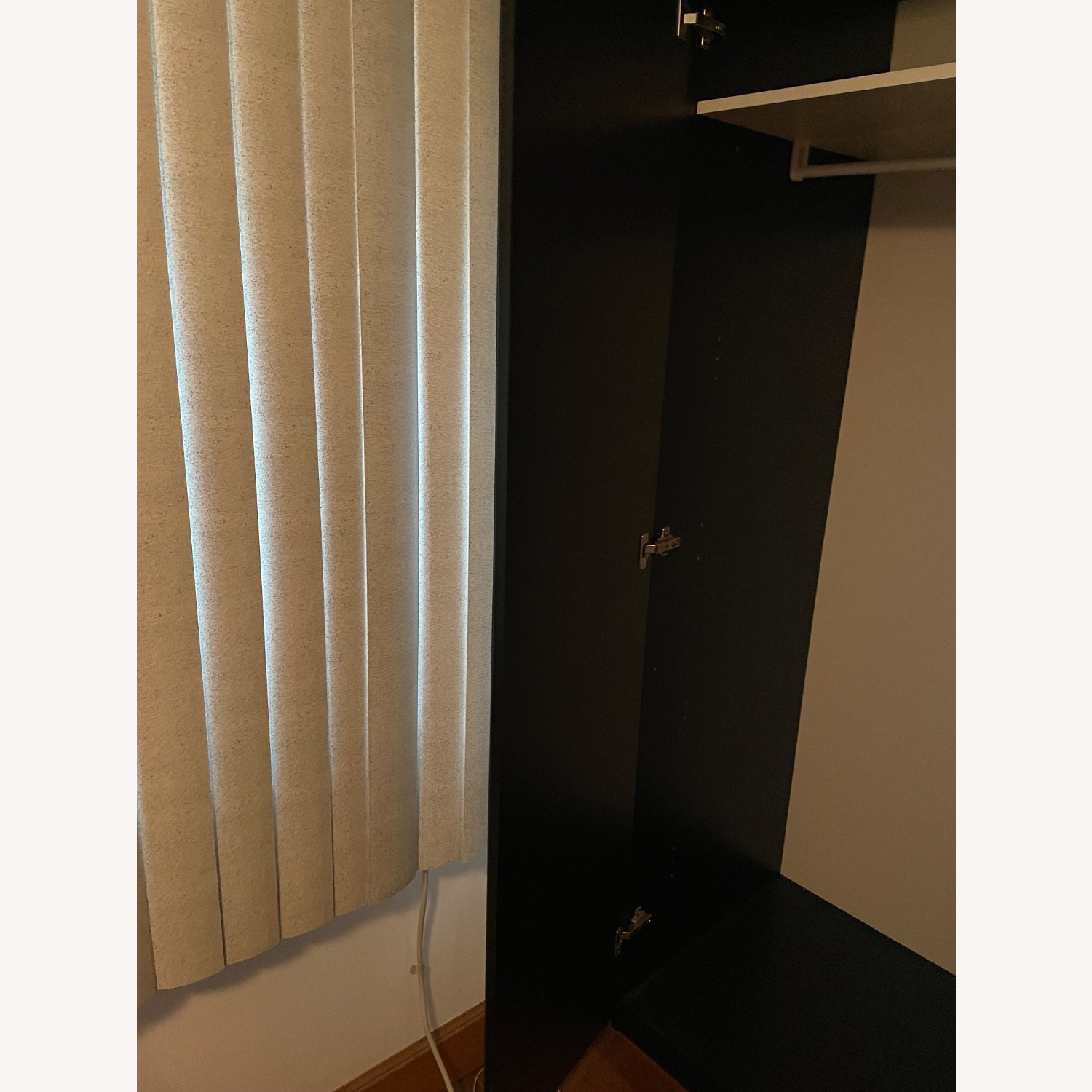 Black Glass Armoire - image-7