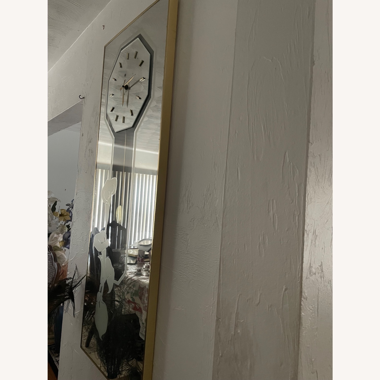 Contemporary Clock Wall Mirror  - image-2
