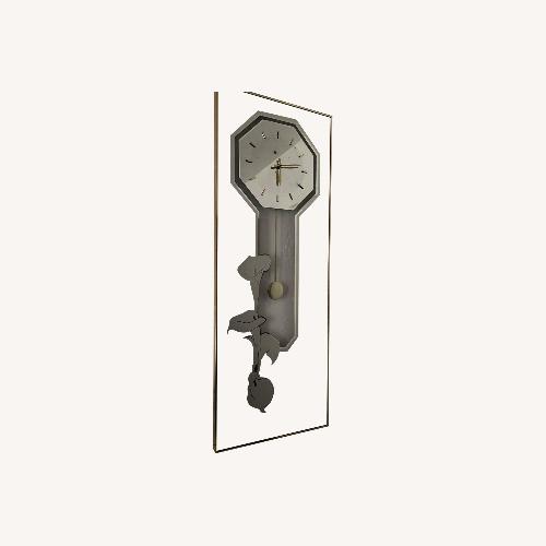 Used Contemporary Clock Wall Mirror  for sale on AptDeco