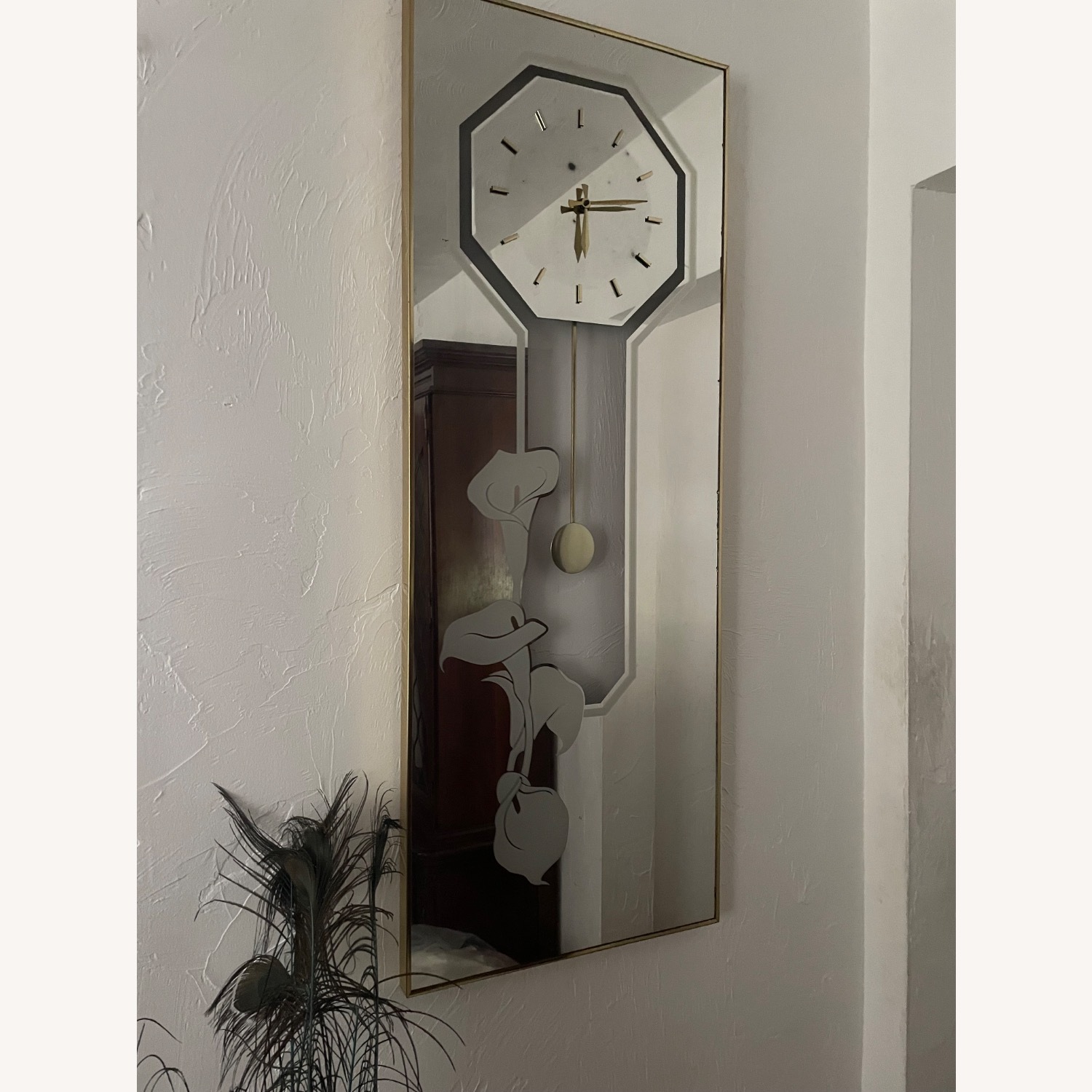 Contemporary Clock Wall Mirror  - image-1
