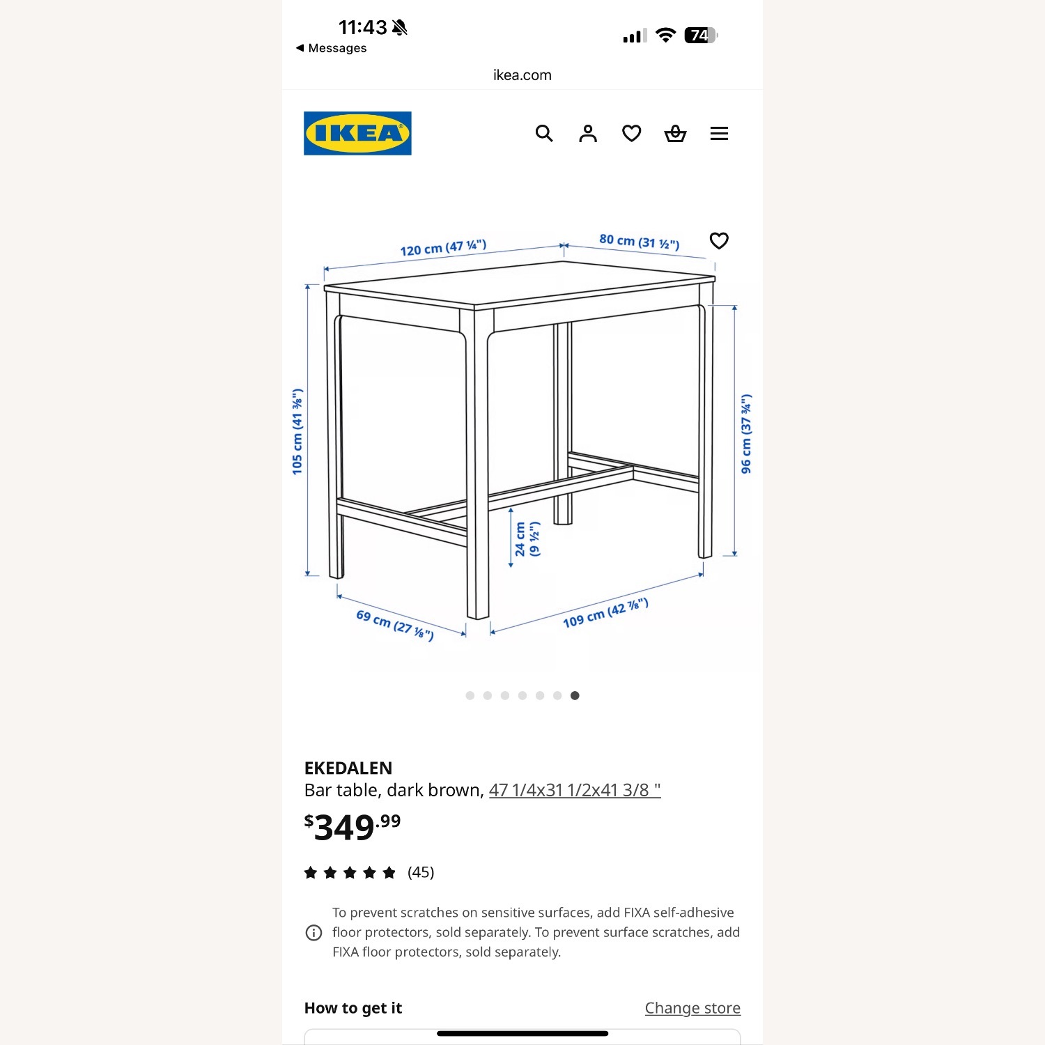 IKEA EKEDALEN Dining Table - image-5