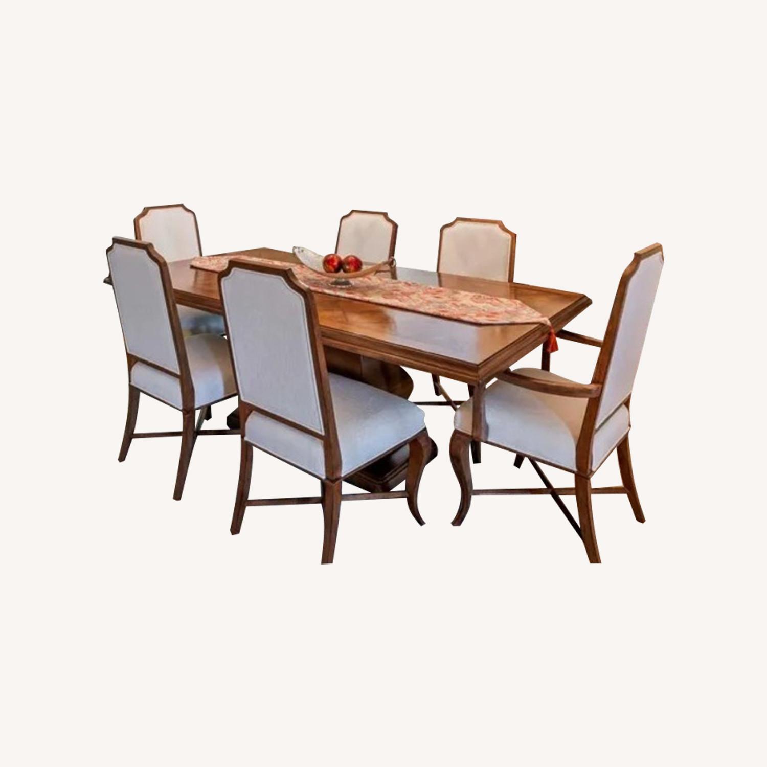 Universal Furniture Dark Brown Wood Dining Sets - image-0