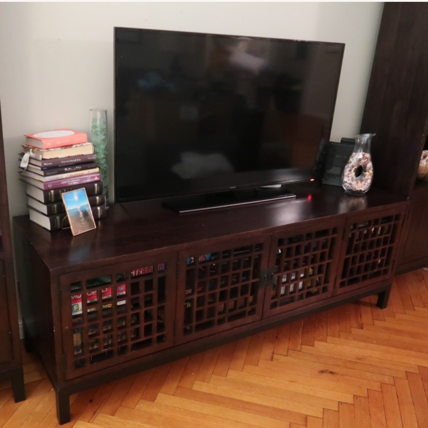 Room & Board Zen Dark Brown Wood Media Storage - image-2