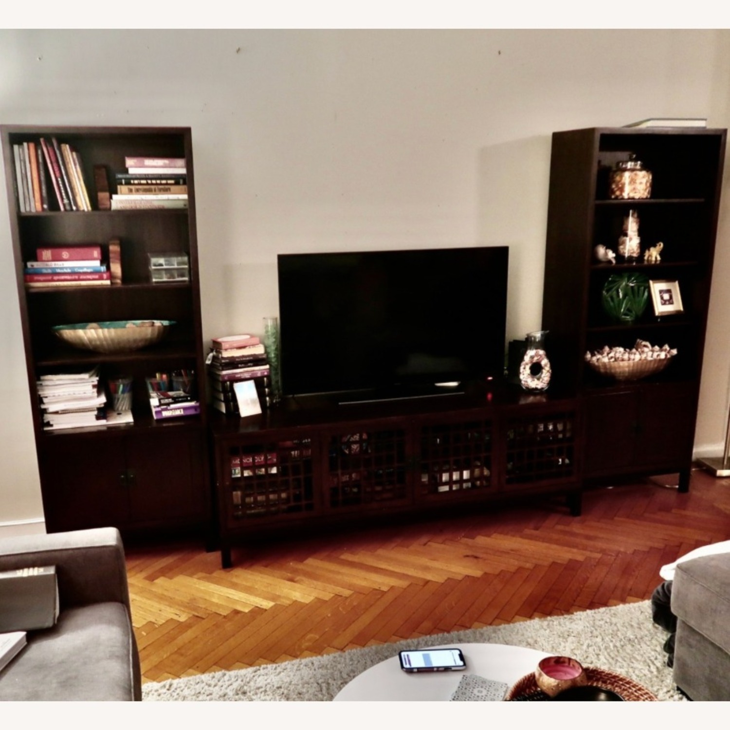 Room & Board Zen Dark Brown Wood Media Storage - image-3