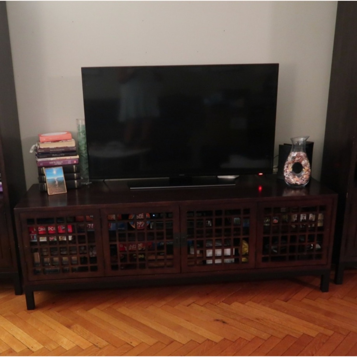 Room & Board Zen Dark Brown Wood Media Storage - image-1
