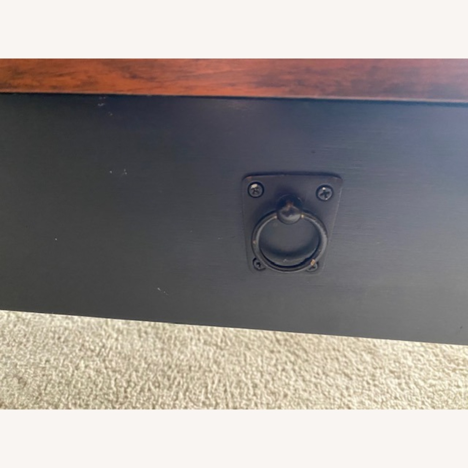 Light Brown Wood Coffee Table - image-2