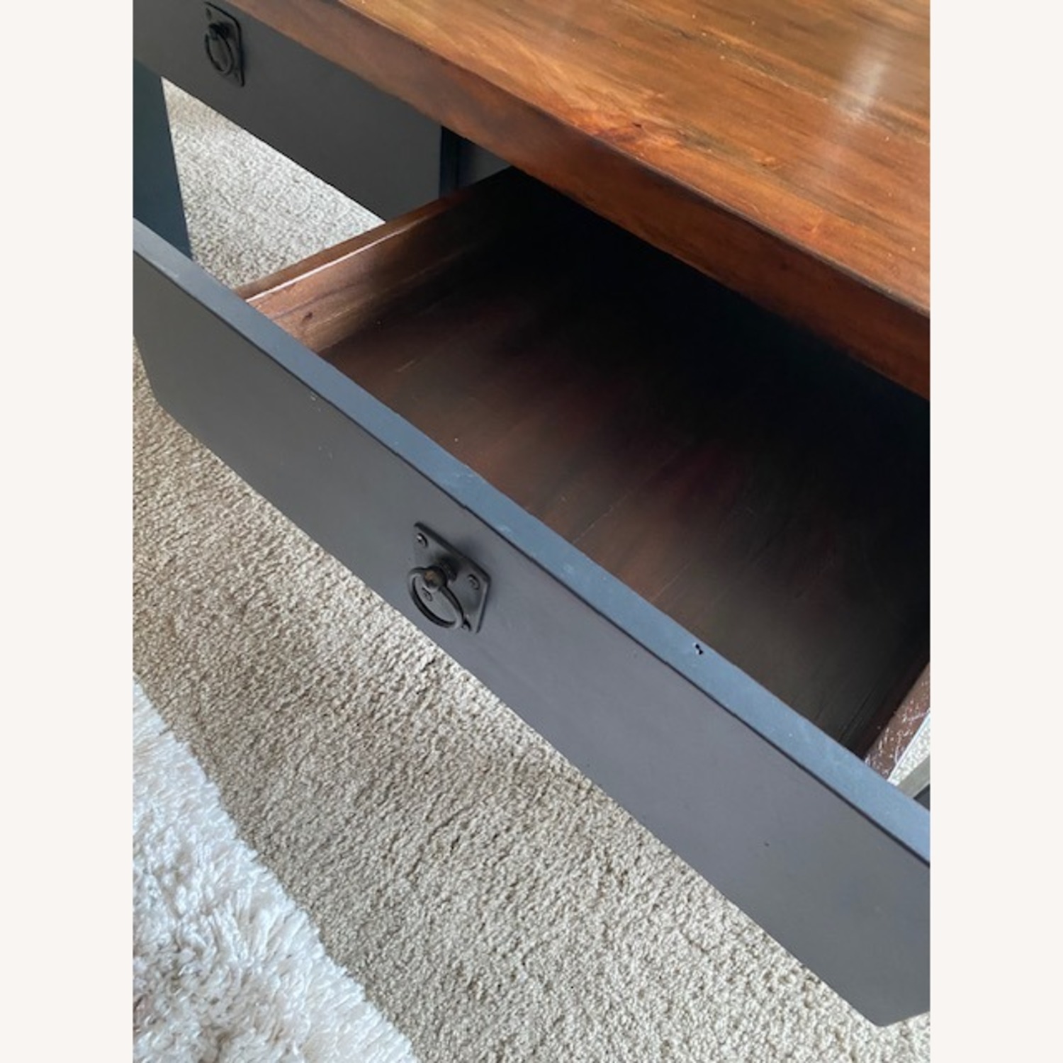 Light Brown Wood Coffee Table - image-4