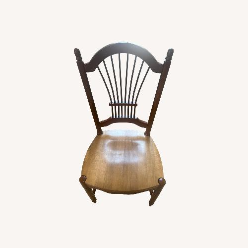 Used Dark Brown Wood Dining Chairs for sale on AptDeco