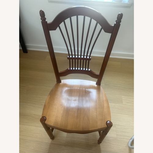 Used Dark Brown Wood Dining Chairs for sale on AptDeco