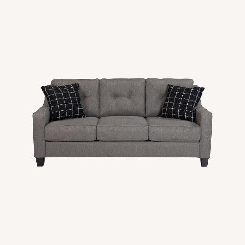 Used Jennifer Convertibles Light Gray Fabric 3+ Seater Sofa for sale on AptDeco