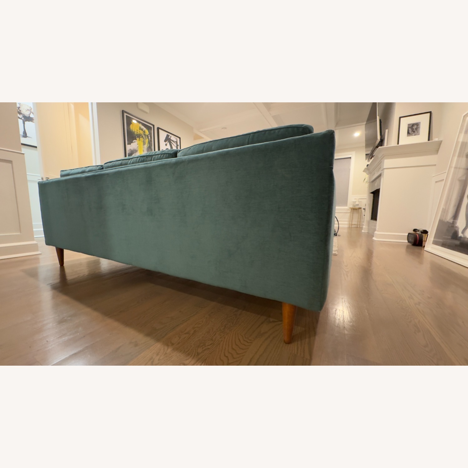 West Elm Drake Fabric 2 Piece Sectional   - image-3